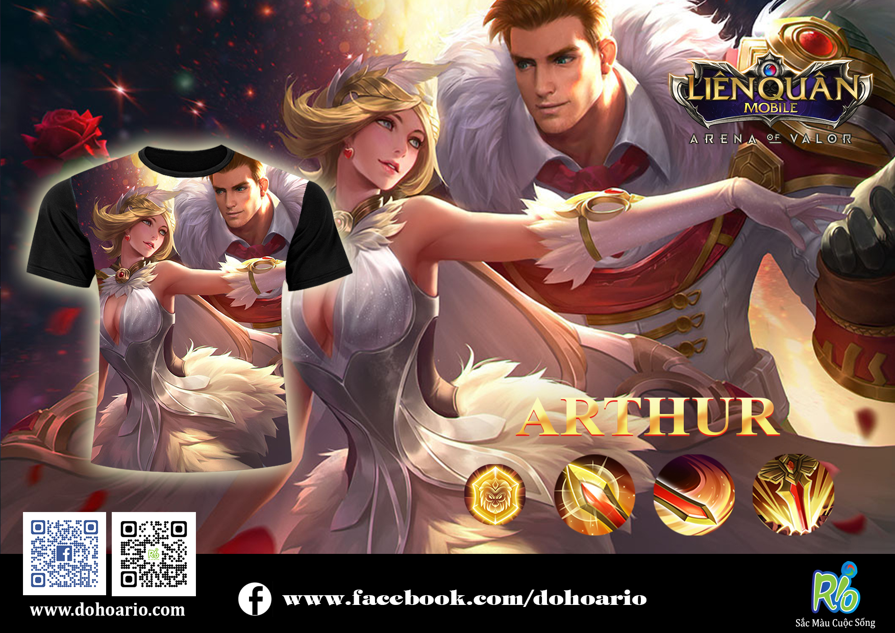 Áo thun liên quân Rio - Arthur