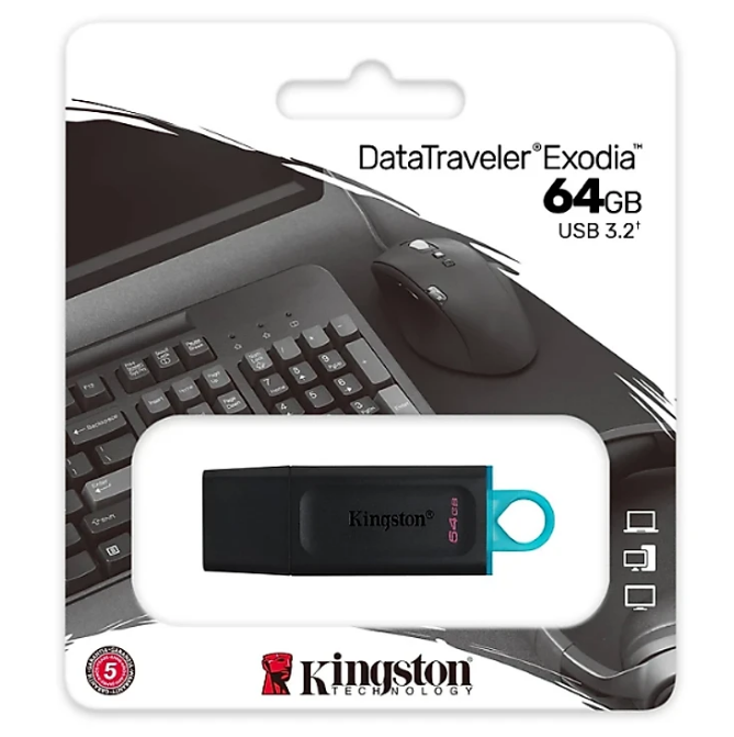 Usb kingston 32gb/64gb datatraveler exodia - hàng chính hãng