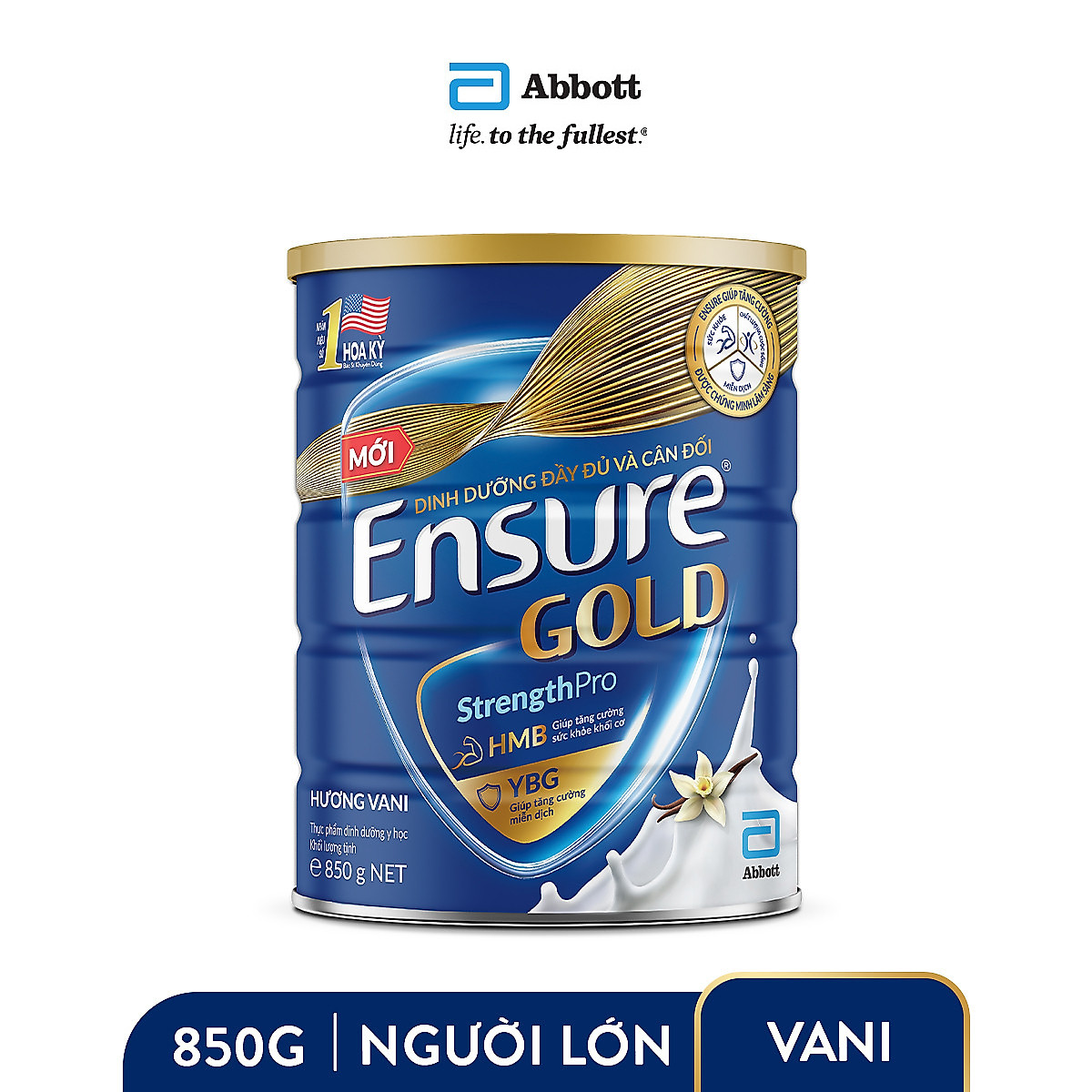 Combo tiện lợi ensure 850gr + 400gr mẫu mới date 2025
