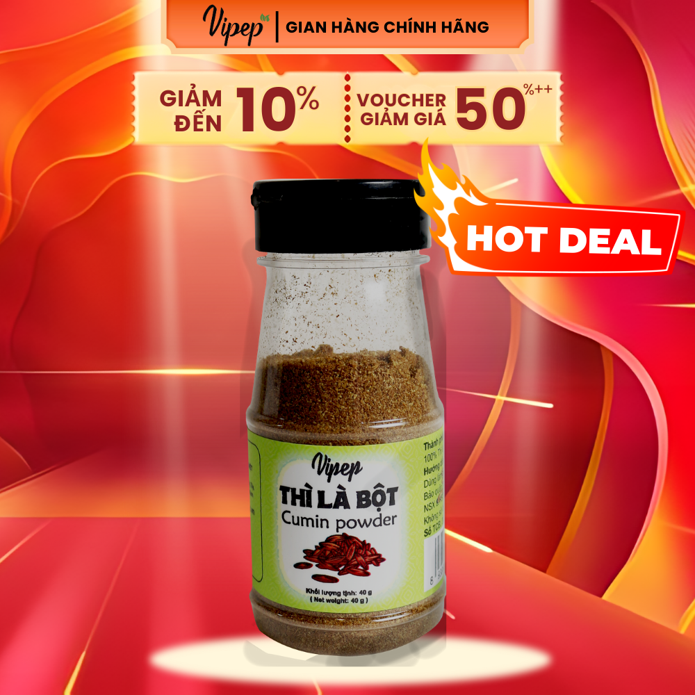 Thì là bột tự nhiên vipep hũ nhựa 40g