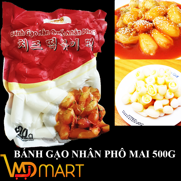 BÁNH GẠO NHÂN PHÔ MAI GÓI ĐỎ 500G