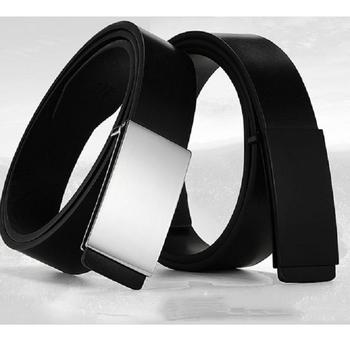 (SALE KHỦNG ) Dây nịt da, thắt lưng nam thời trang mặt trơn - inox cực men