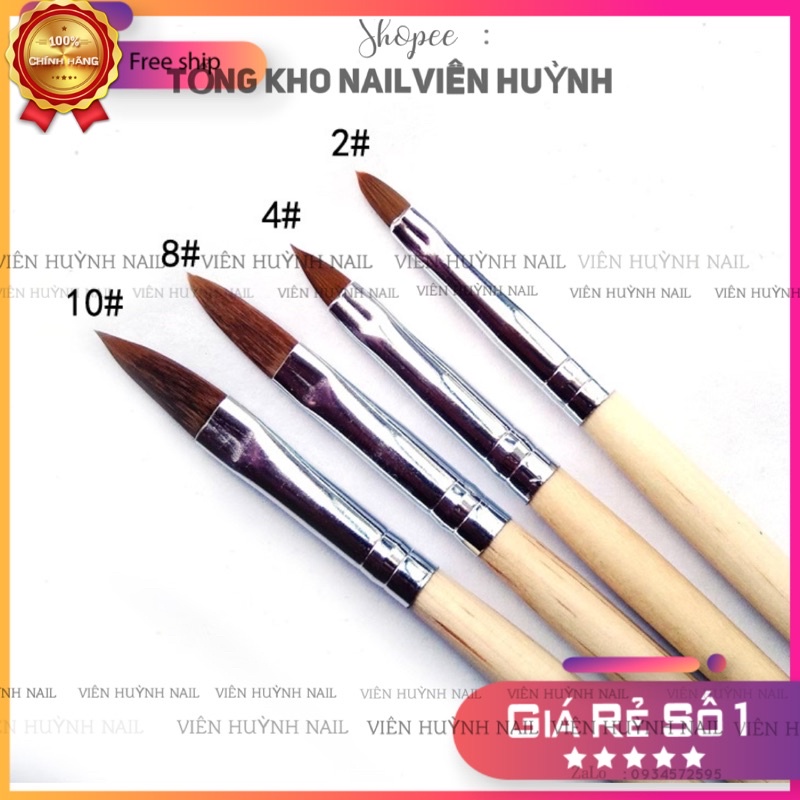Cọ làm hoa nổi đắp bột nặn charm
