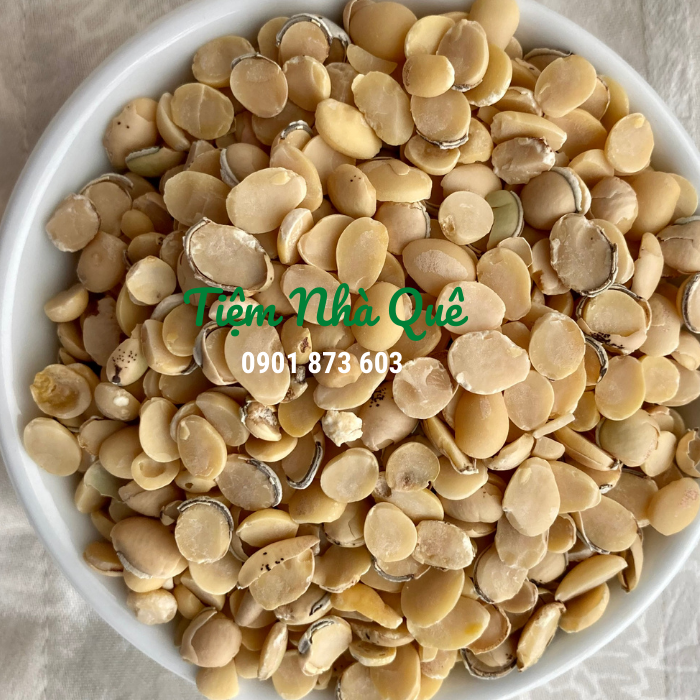 Đậu Ván cà vỏ - Đóng gói hút chân không - Nấu chè đậu ván