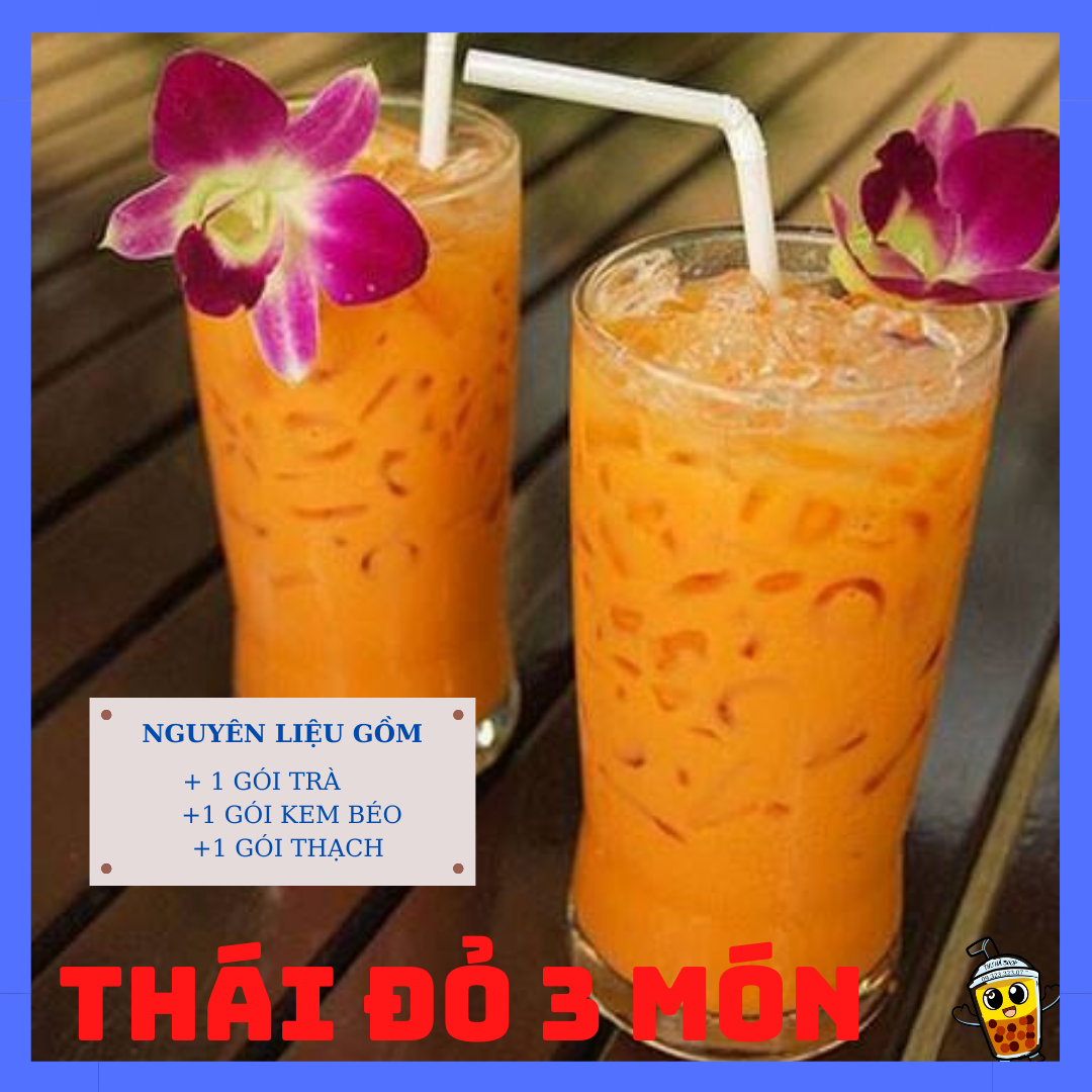 sét trà sữa,trà sữa,combo trà sữa,trà thái đỏ,nguyên liệu pha trà sữa
