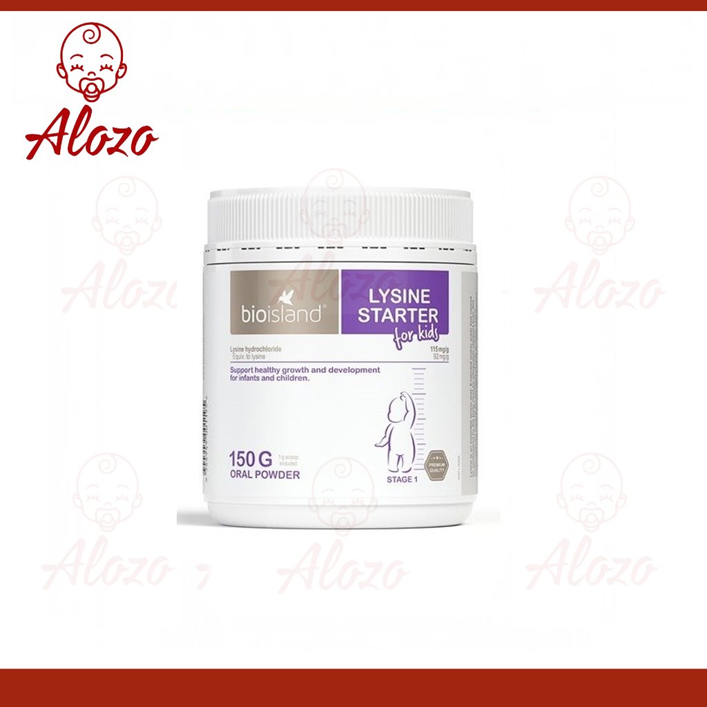 Lysine bột bio island của úc cho trẻ dưới 6 tuổi