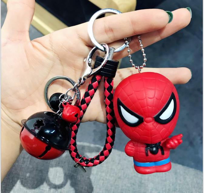 Móc khóa móc khóa hoạt hình móc khóa dễ thương móc khóa cute móc khóa giỏ xách móc khóa Spider man móc khóa người nhện