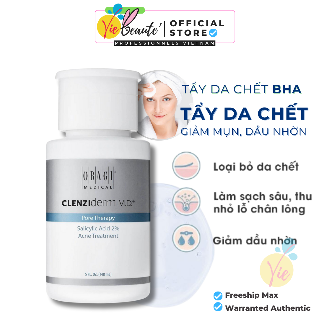 Obagi bha tẩy tế bào chết bha 2% obagi clenziderm md pore therapy usa