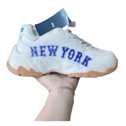 [TẶNG HỘP+bill+TẤT] Giày thể thao hàn quốc MLB newyork xanh