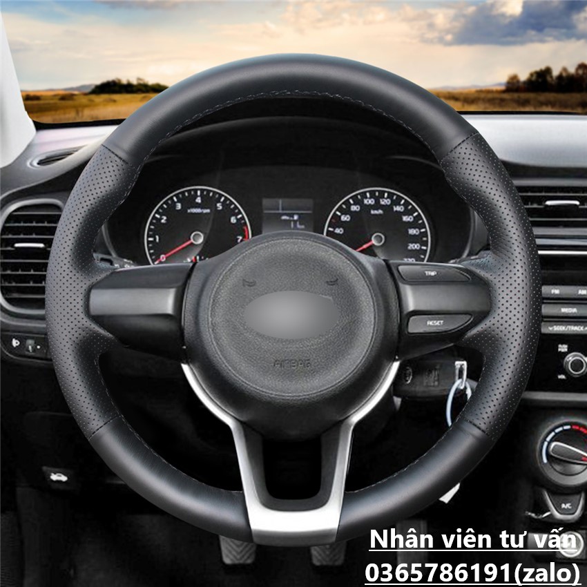 Bọc vô lăng xe kia soluto 2019-2020, kia morning 2021-2022