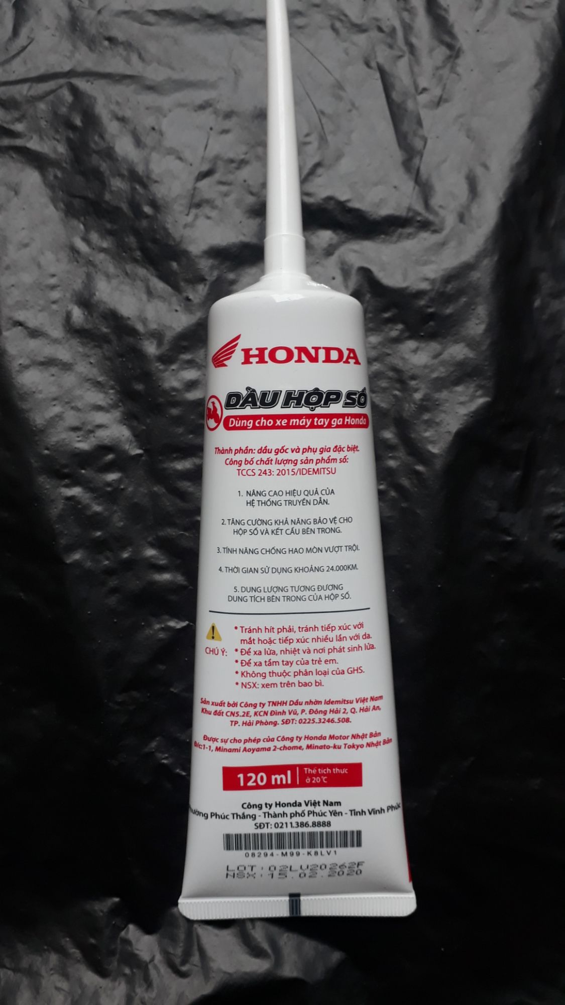 tuýp nhớt hộp số (láp)