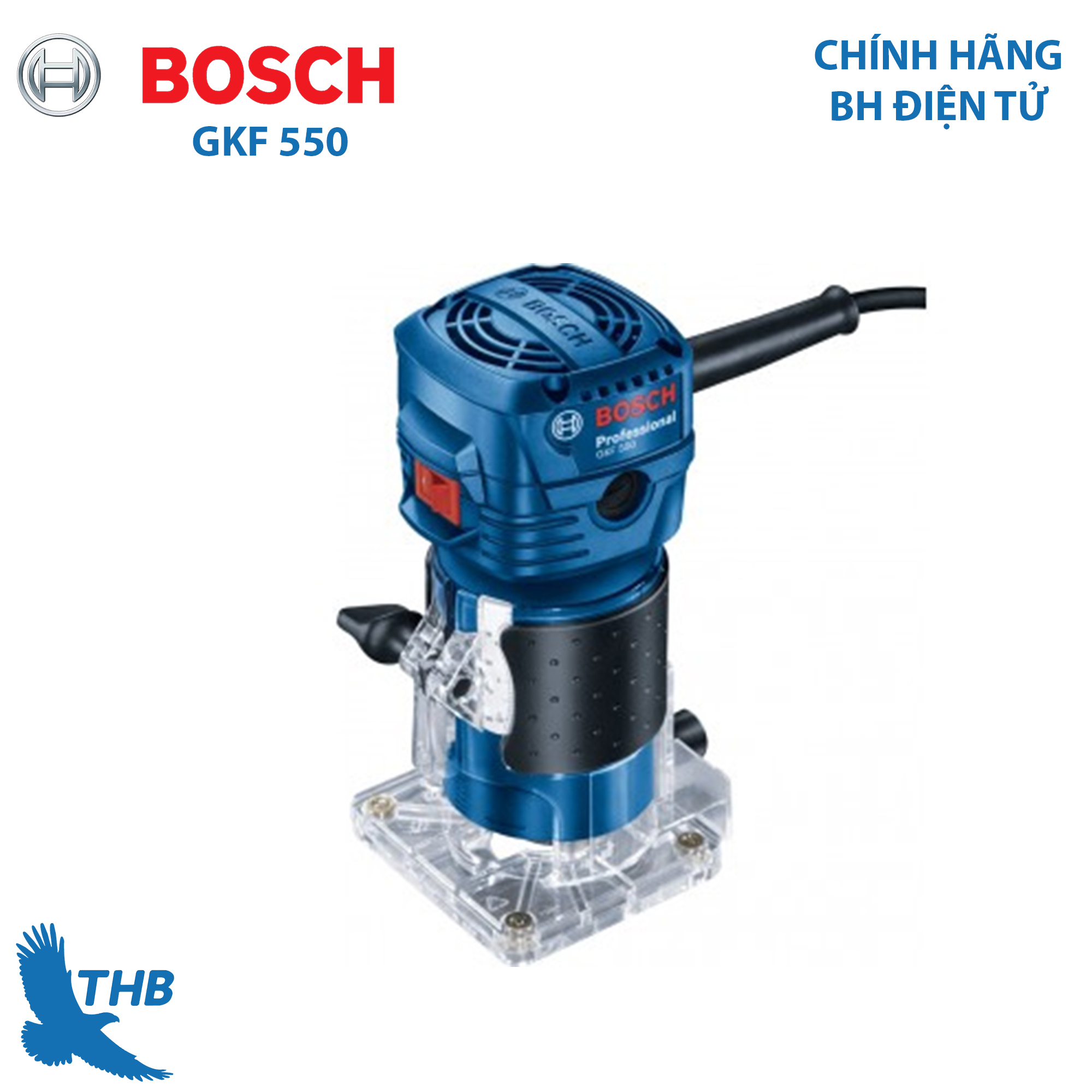 Máy phay gỗ cầm tay Bosch GKF 550