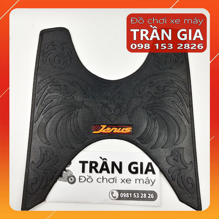 [FreeshipMAX] Thảm lót để chân xe Yamaha JANUS - tấm trải sàn gác chân cao su 2016-2017-2018-2019-2020-2021-2022-2023-2024