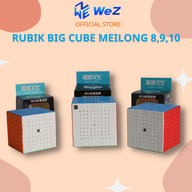 Rubik Big Cube MoYu Meilong 8X8 9X9 10X10 Stickerless