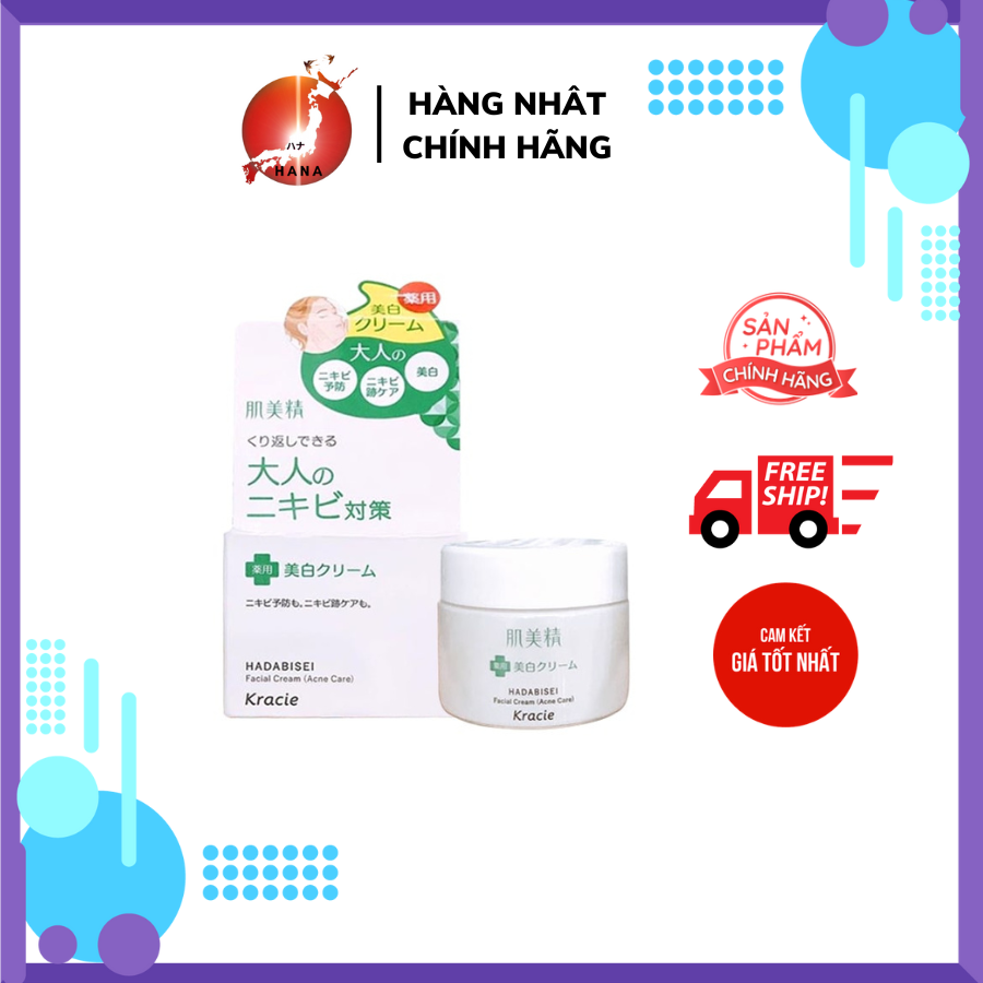 Kem dưỡng cho da mụn Kracie Hadabisei 50g