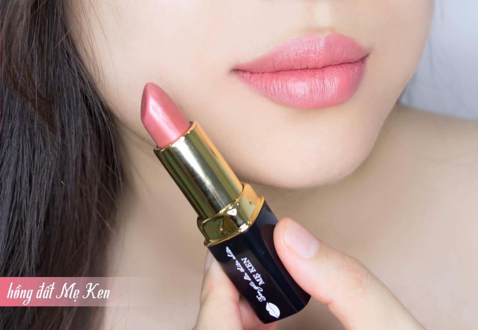 Son môi Gấc dền Mẹ Ken Có 10 màu Siêu dưỡng môi, giảm thâm môi, hoàn toàn không chì, tông màu tươi sáng, không kén da– 4gr