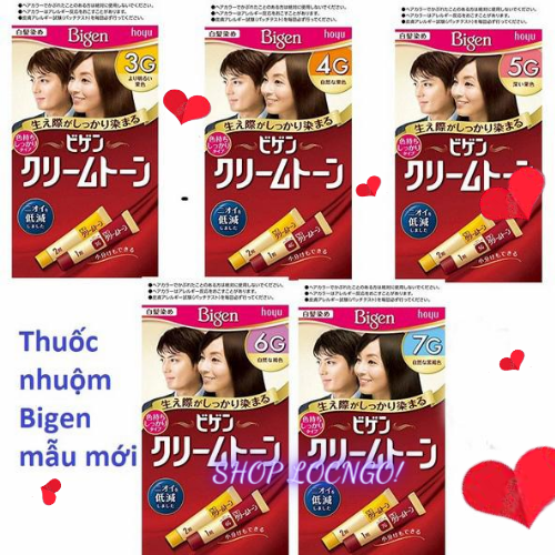 [Freeship]Thuốc Nhuộm Tóc Thảo Dược Bigen Nhật Bản by Shop LocNgo