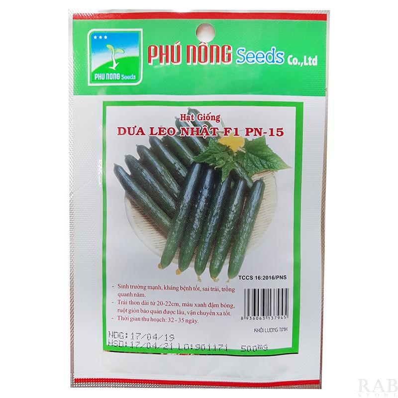 [HCM]Hạt giống dưa leo Nhật F1 cho cây sinh trưởng mạnh sai trái thích hợp trồng quanh năm - rab.store