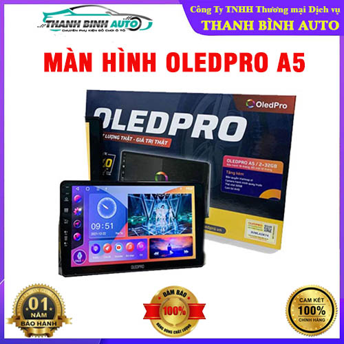 Màn hình Android Ô Tô Oled Pro A5, thay thế màn hình Oled C2, nâng cấp từ Chip 4 nhân lên Chip 8 nhân Bảo hành 18 tháng