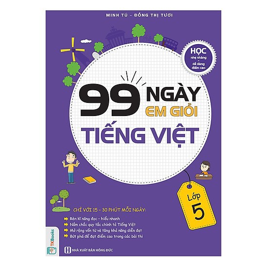 Sách 99 ngày em giỏi tiếng việt lớp 5
