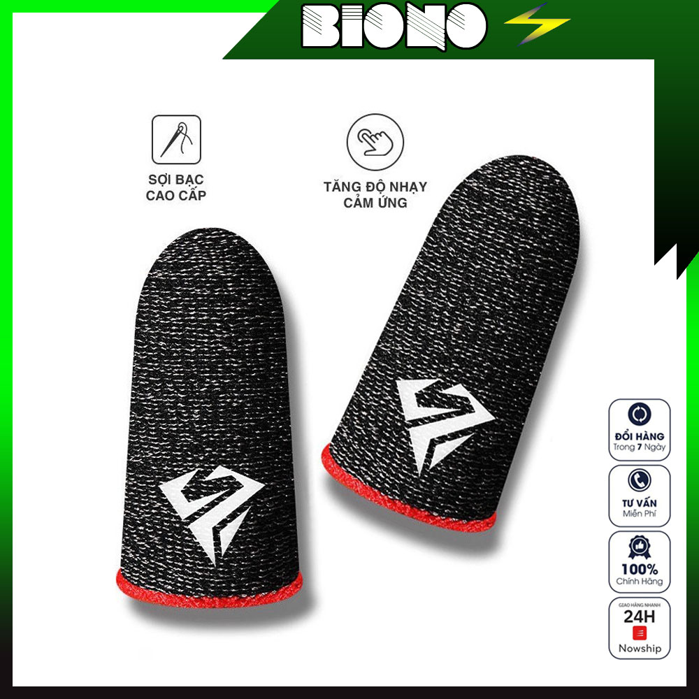 Bao tay chơi game ff sợi bạc cao cấp MEMO SHEZI chống mồ hôi co giãn tốt tăng độ nhạy cảm ứng