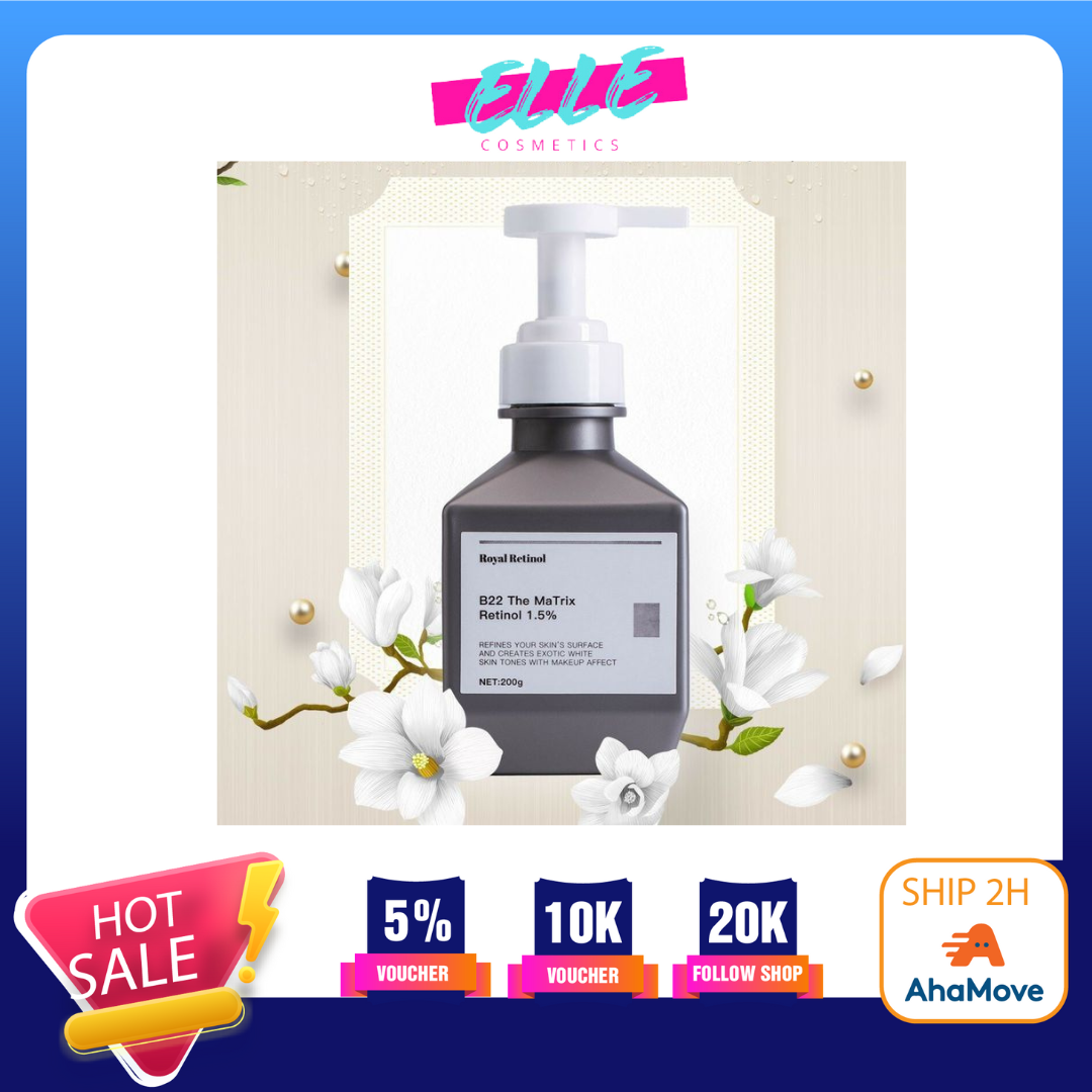 Kem dưỡng trắng da body retinol b22 royal the matrix b22 200ml chính hãng