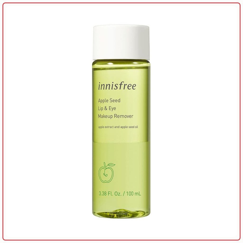 Tẩy trang mắt môi innisfree apple juicy lip & eye remover 100ml- skin1991