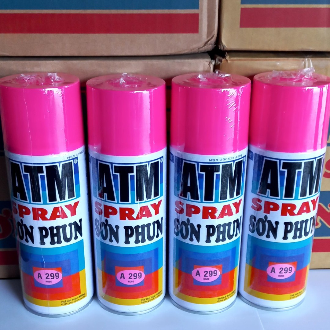 Sơn xịt ATM Spray /sơn xịt cầm tay đủ màu hàng chính hãng Urai Phanich chai 400ml