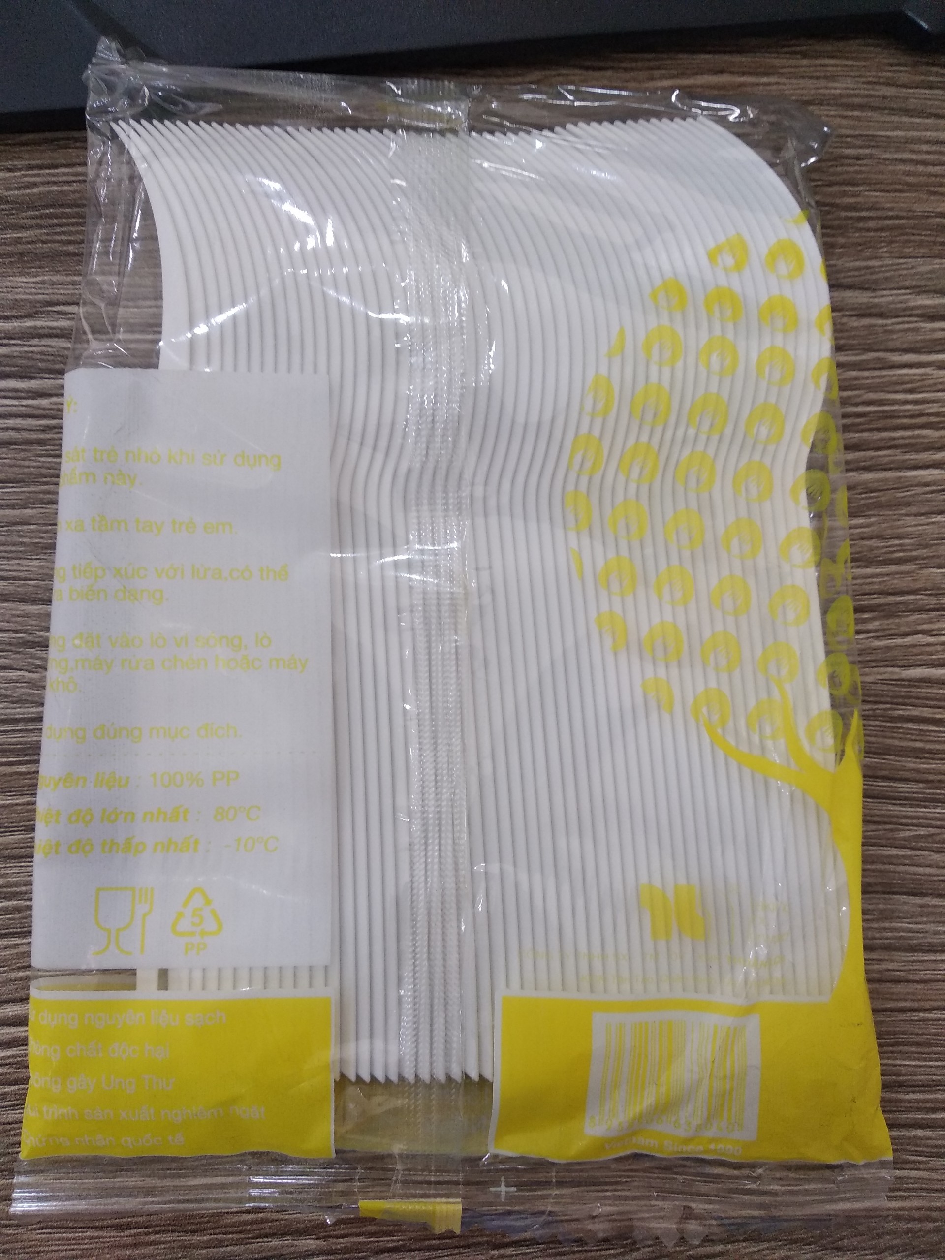 Set 5 gói Nĩa Nhựa