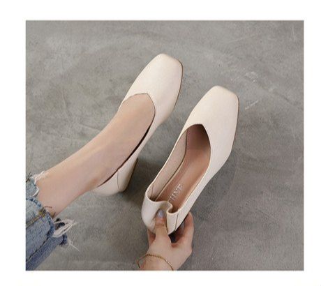 Giày nữ mũi vuông kiểu dáng sang chảnh mã c3