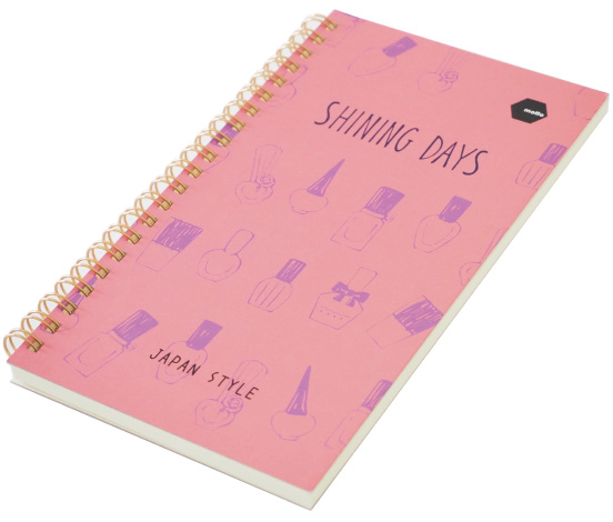 Sổ lò xo motto twin notebook shining days a5 cytna5-sd