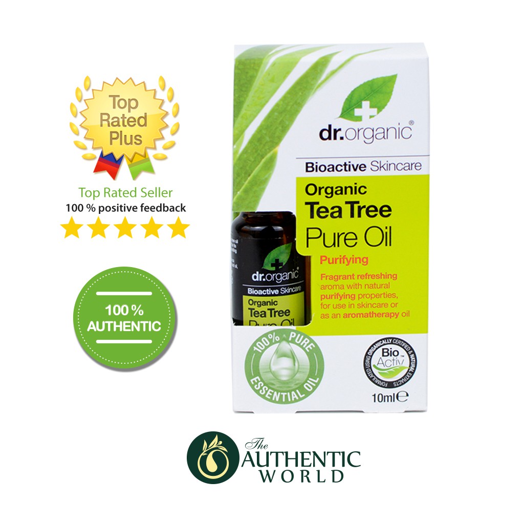 Tinh dầu tràm trà Dr.Organic Tea Tree Pure Oil dưỡng da, sạch da xử lý m ụn -1988Home- Lazada