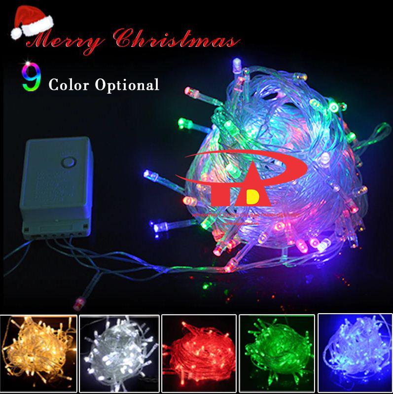 Đèn led noel đủ màu đèn led trang trí noel đủ màu - đèn led trang trí cây thông đủ màu, dùng chiếu sáng quán cà phê, nhà hàng, khách sạn, khu vui chơi