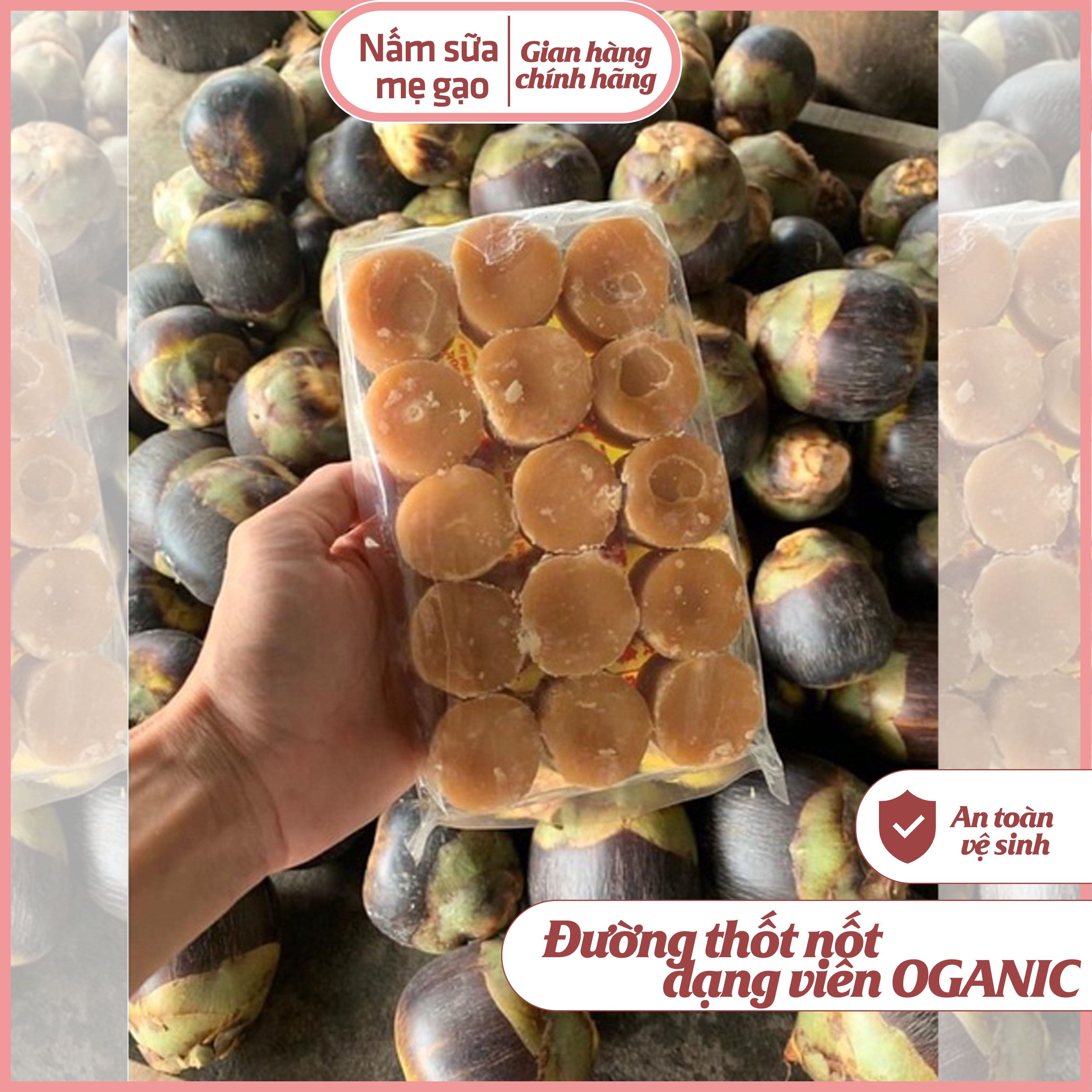 Đường thốt nốt dạng viên oganic loại 500 gr