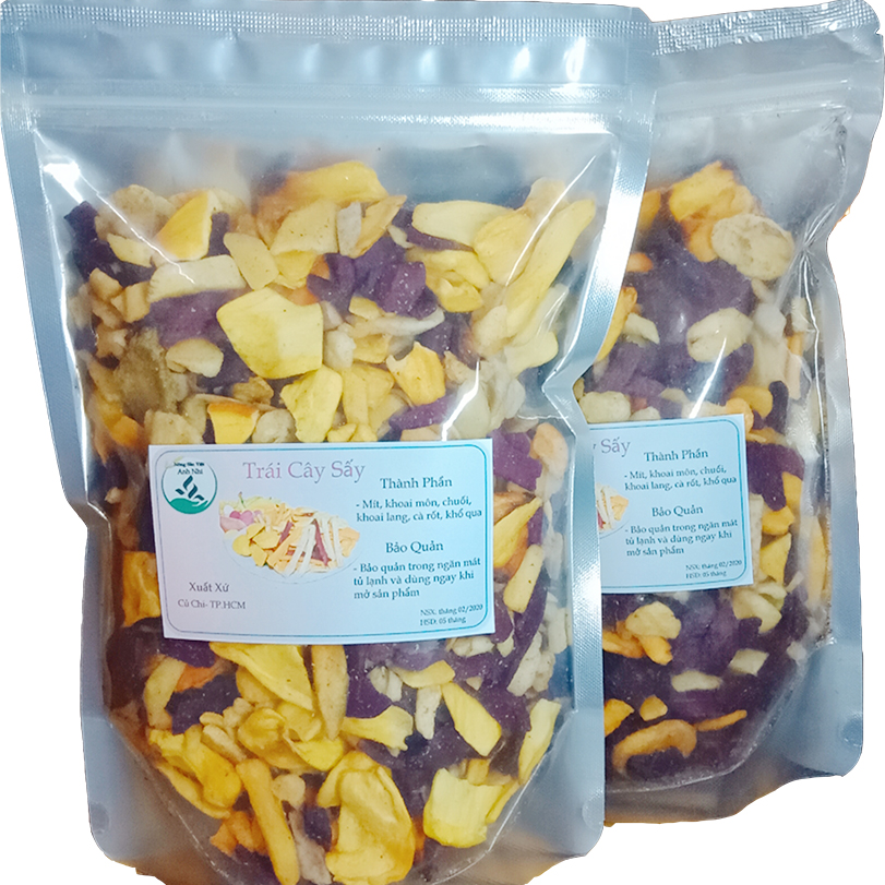 2kg Thập cẩm sấy 100% thành phần thiên nhiên thơm ngọt không hóa chất phẩm màu đảm bảo vệ sinh an toàn thực phẩm
