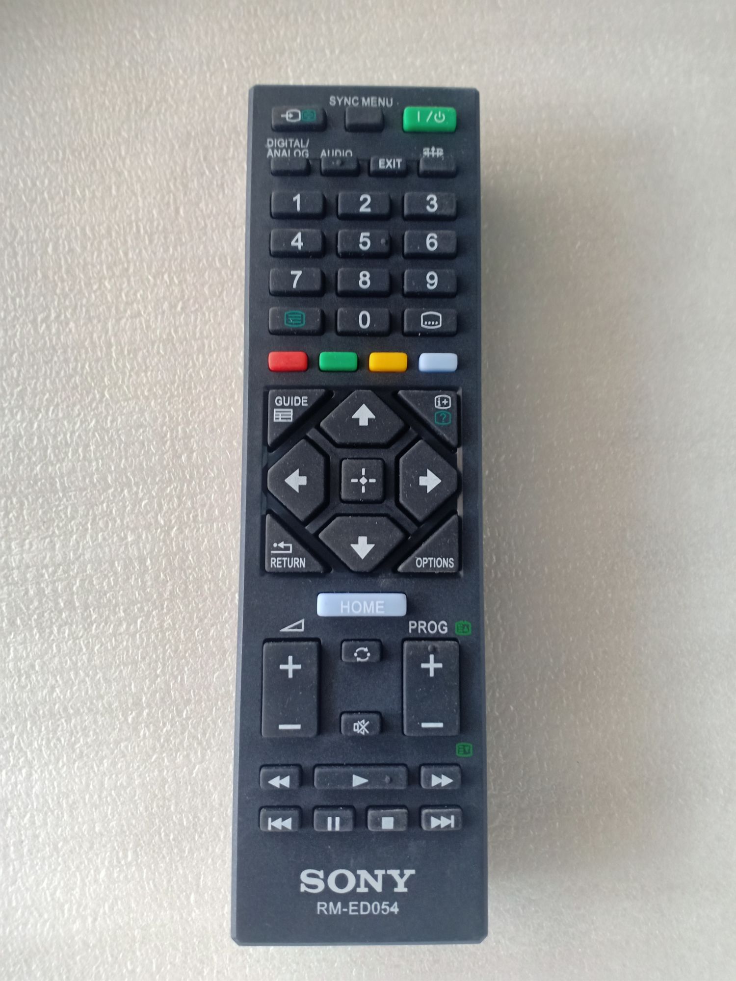 Remote tivi sony