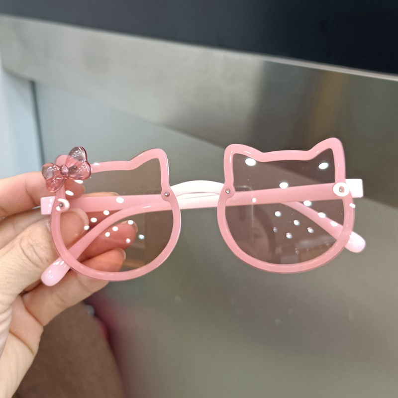 Mắt kính cho bé thời trang xinh xắn kiểu kitty dễ thương
