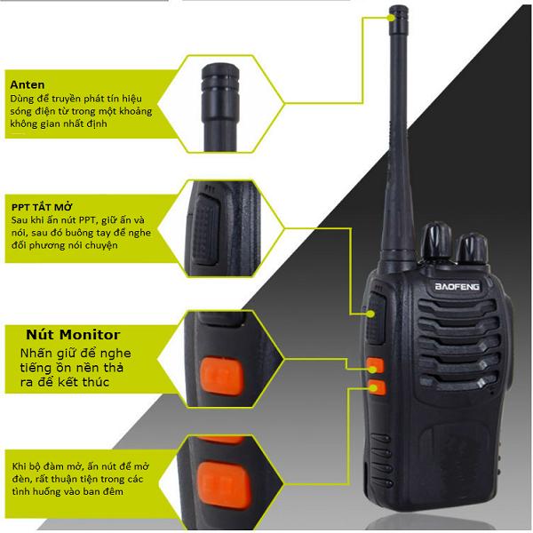 [HCM]Bộ đàm đa năng Baofeng (Đen)