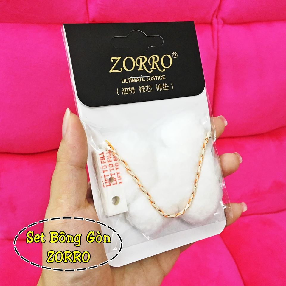 Set bông gòn zo ro 3 món
