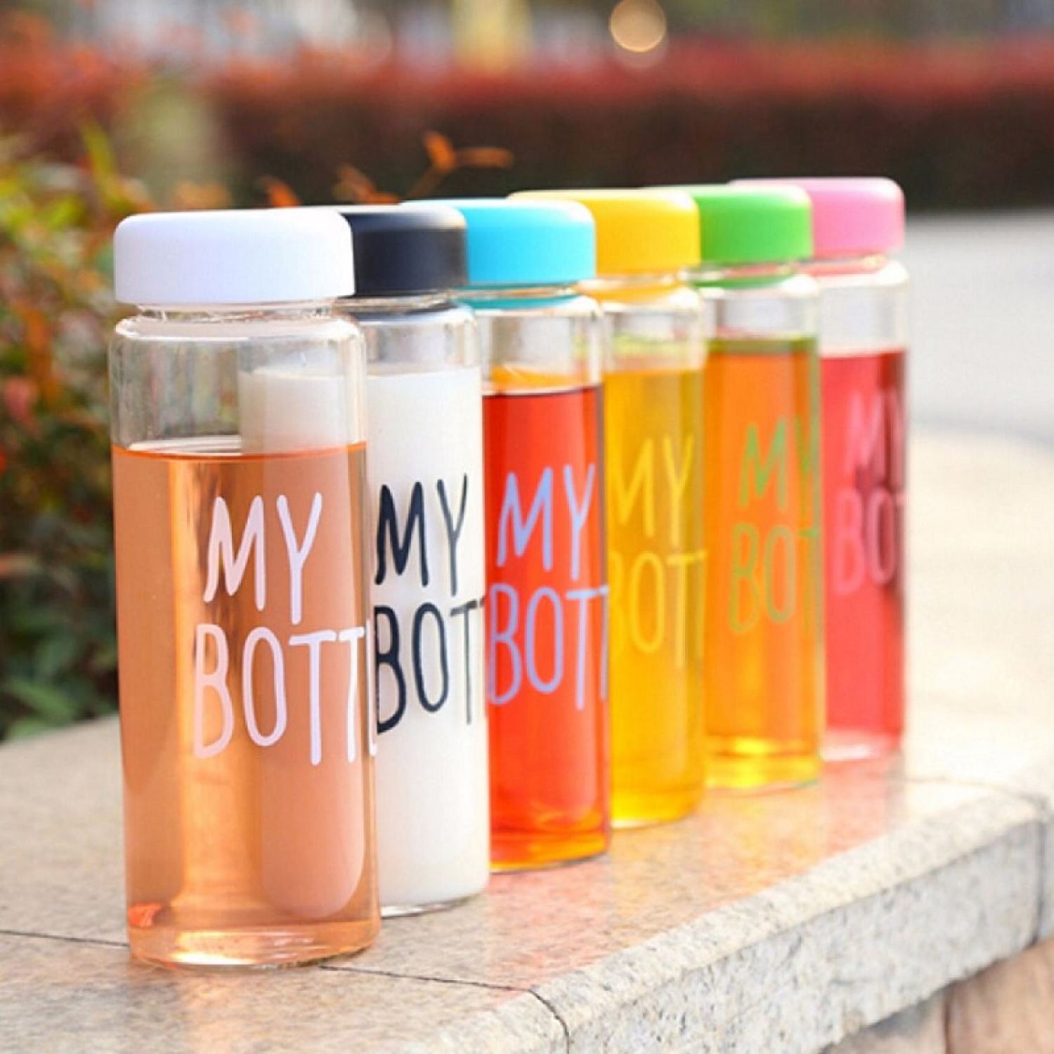 Thanh li bình nước thủy tinh my botter 500ml, bình nước thể thao 500ml
