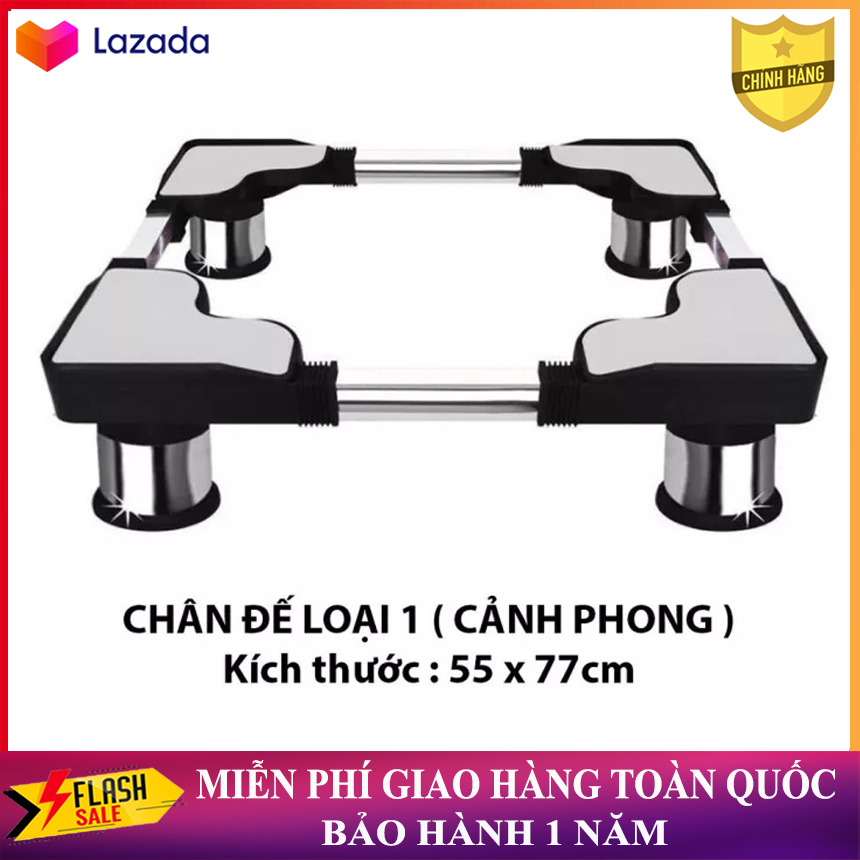 ( Hàng Loại 1 - Giá Tốt ) Chân Đế Tủ Lạnh Máy Giặt INOX Đa Năng  CHÂN KÊ MÁY GIẶT TỦ LẠNH TRỤ INOX Loại Dày  Inox Siêu Cứng Cáp Siêu Bền  Chống Rung Lắc Phù Hợp Với Mọi Loại Máy. Tiện Lợi Cho Mọi Gia Đình.