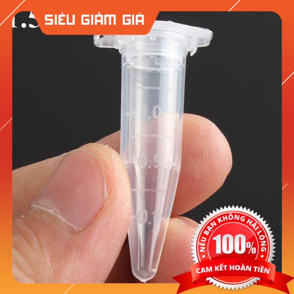Eppendorf ống ly tâm 1.5ml túi/500 cái