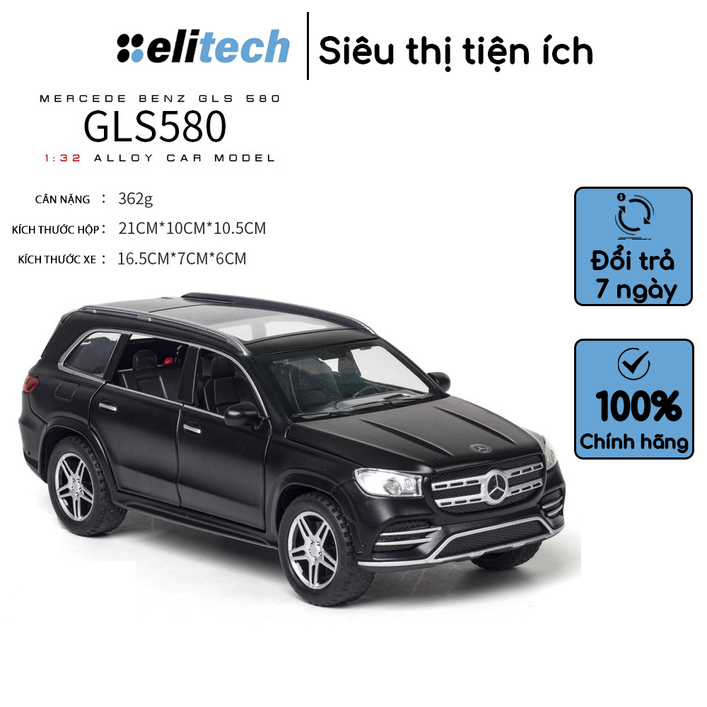 Xe Mô Hình Mercedes-Benz GLS 580 1:32 CHIMEI Khung Xe Hợp Kim Có Đèn Và Âm Thanh