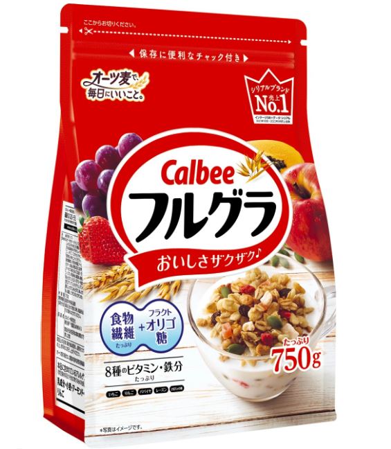 Date 10/2024 ngũ cốc calbee nhật 750g