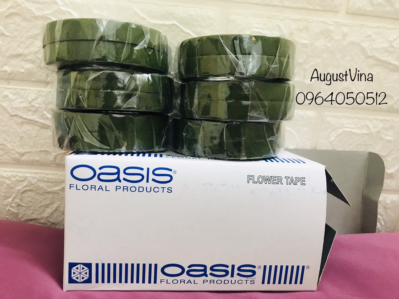 [HCM]LỐC 2 CUỘN BĂNG KEO SÁP OASIS - Malaysia - Nhập khẩu bởi DalatHasfarm