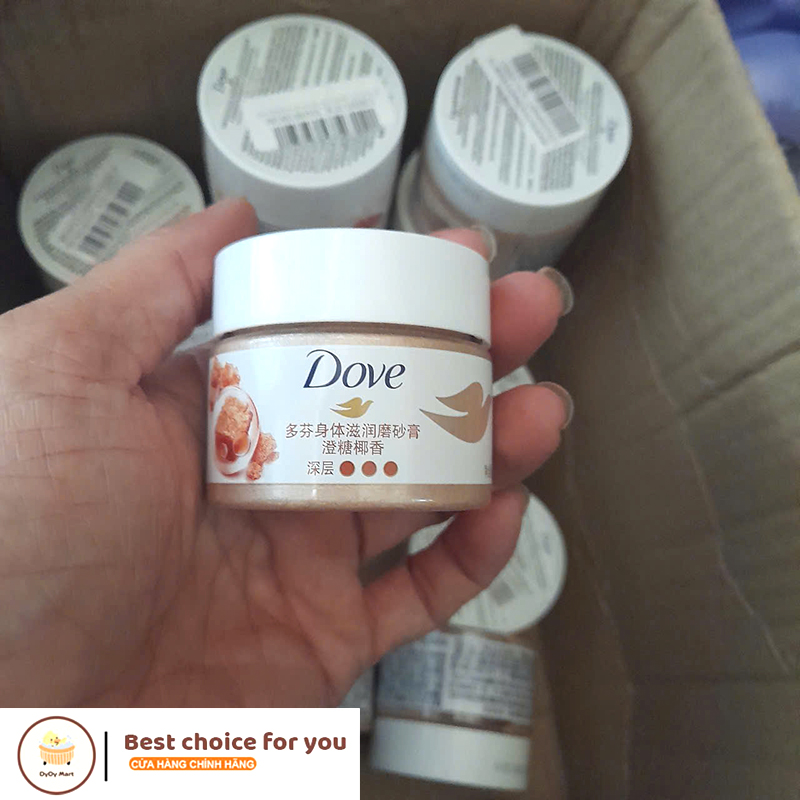 Tẩy Tế Bào Chết Body Dove Chăm Da Sáng Mịn 50G