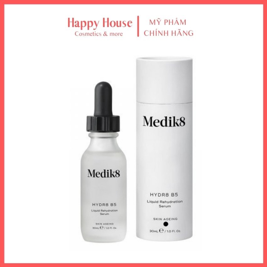 Serum phục hồi da cấp ẩm Medik8 Serum Hydr8 B5 Liquid Rehydration Serum - Happy House