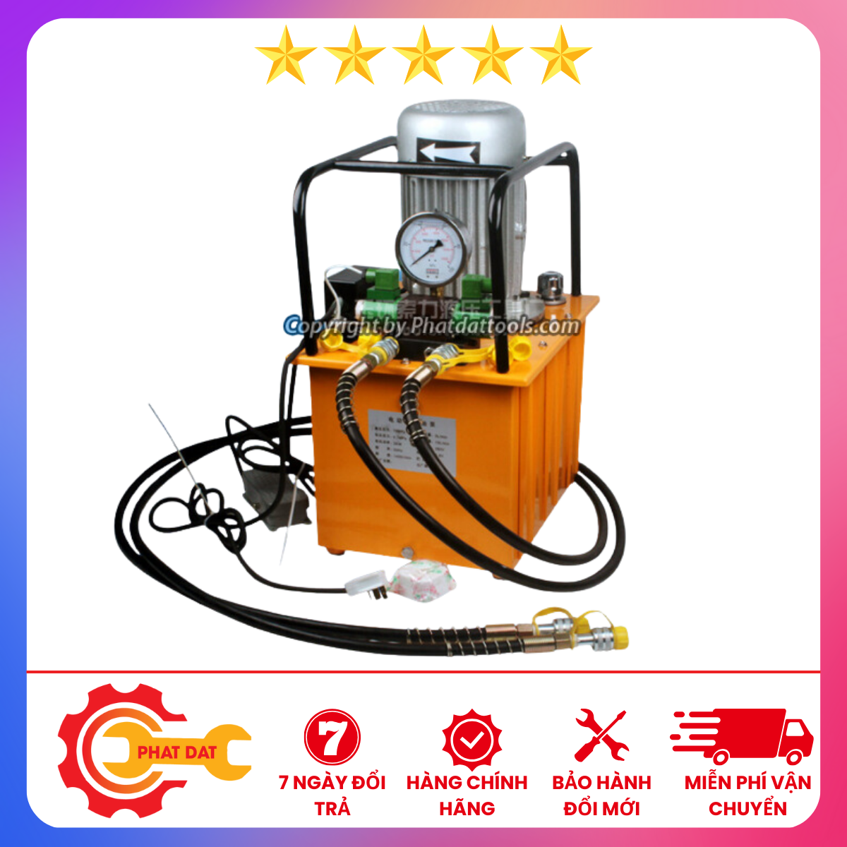 Bơm Điện Thủy Lực DB150D2-Van từ 2 đường dầu-Công suất 1500W-Bảo hành 6 tháng-Hàng chất lượng. Giá 15,900,000 Đồng*Miễn phí vận chuyển