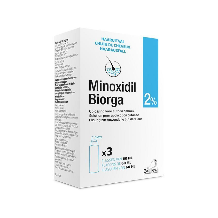 1 Chai Xịt mọc tóc Minoxidil Bailleul 2% 5% BILL PHÁP NGĂN RỤNG TÓC KÍCH THÍCH MỌC TÓC