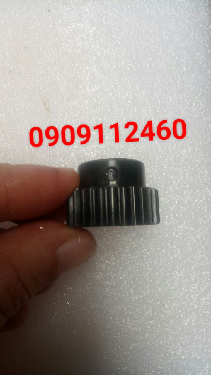 Bánh răng modul 1 m1 25 răng trục phi 14mm
